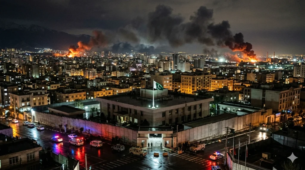 Israeli Airstrikes Near Pakistan's Embassy in Tehran Raise Diplomatic Alarm