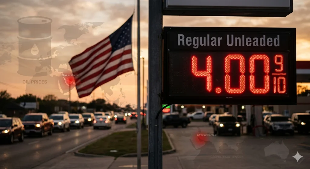 US Gas Prices Hit $4 as Trump Says 'Go Get Your Own Oil'