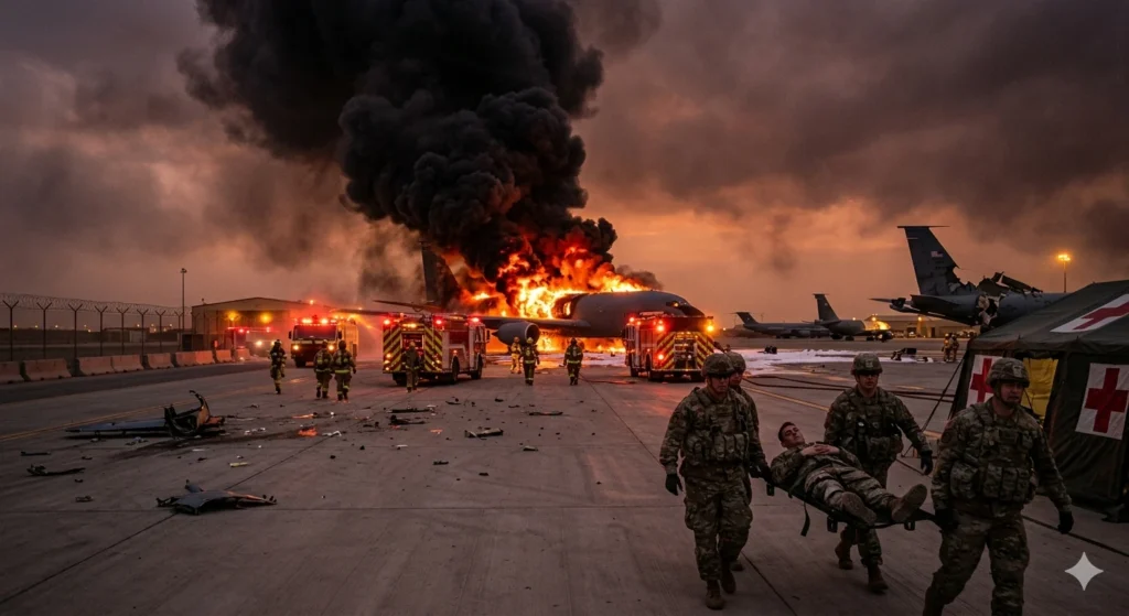 Iran Attacks US. Base in Saudi Arabia, 12 Troops Hurt