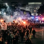 No Kings Protests Turn Violent in Portland and Los Angeles