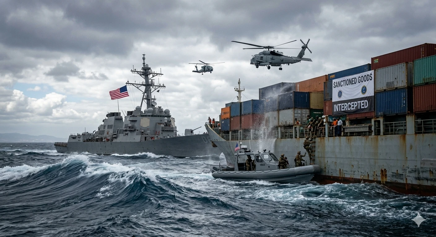 US. Expands Blockade to Target Sanctioned Ships US. Expands Blockade to Target Sanctioned Ships