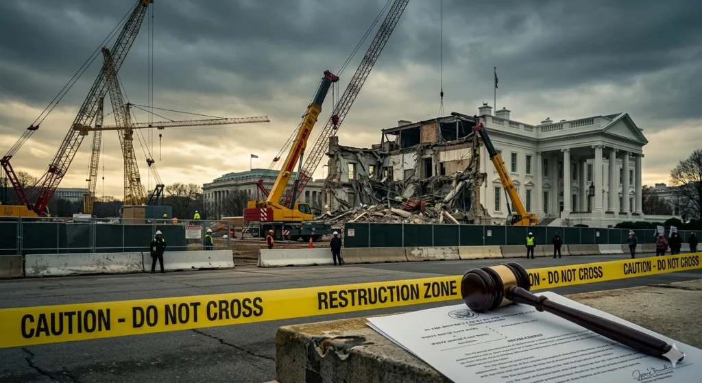 White House Ballroom Blocked $400M Project on Hold